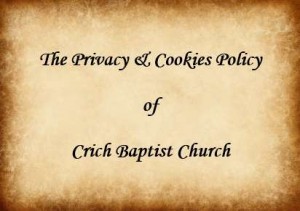 The Privacy & Cookies Policy of Crich Baptist Church