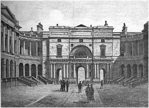 An Engraving of Edinburgh University