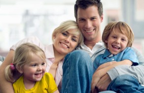 Mum & Dad with their young family